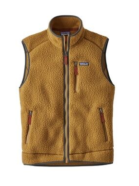 Patagonia Men’s Retro Pile Fleece Vest - “Kastanos Brown” - large